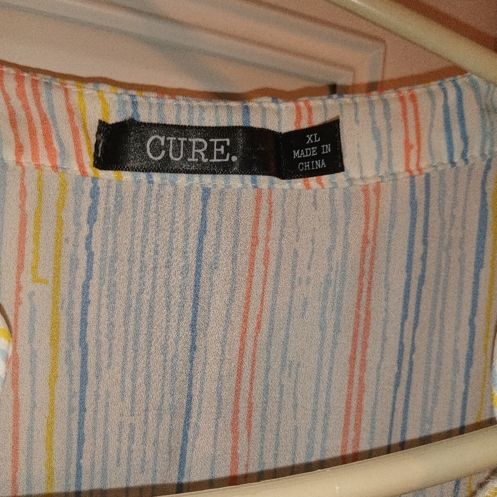 Cute rainbow striped blouse